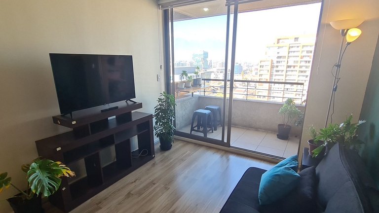 1408 | Amplio departamento con vista a la cordillera