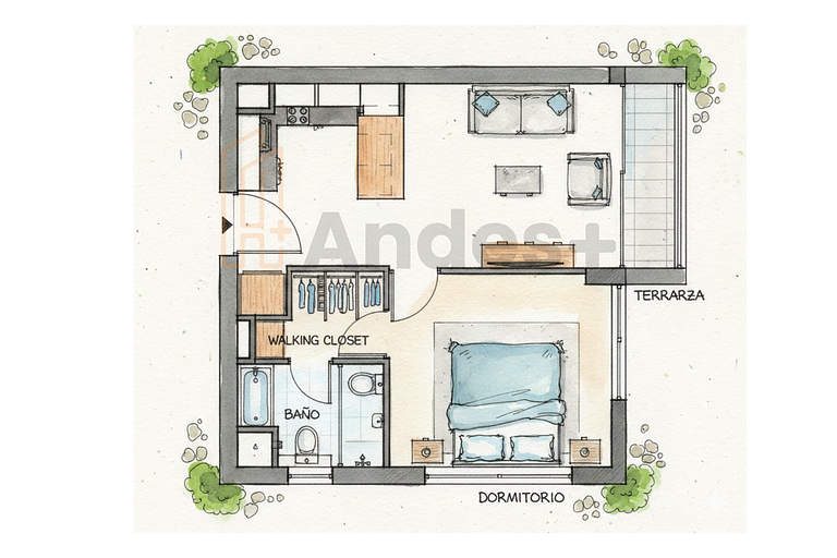 Calidad hotelera | Wi-Fi | AC | Sin Comisión | STGO DT